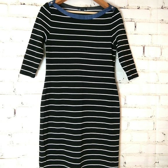 TOMMY HILFIGER ◾ Striped Mini Dress - Picture 2 of 5